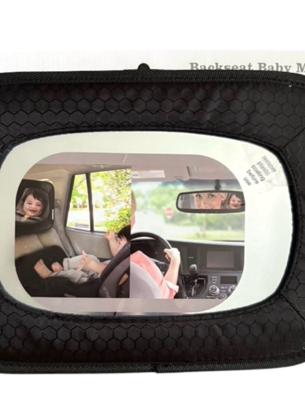 J is for Jeep Backseat Baby Car Seat Mirror for Rear-Facing Safety New